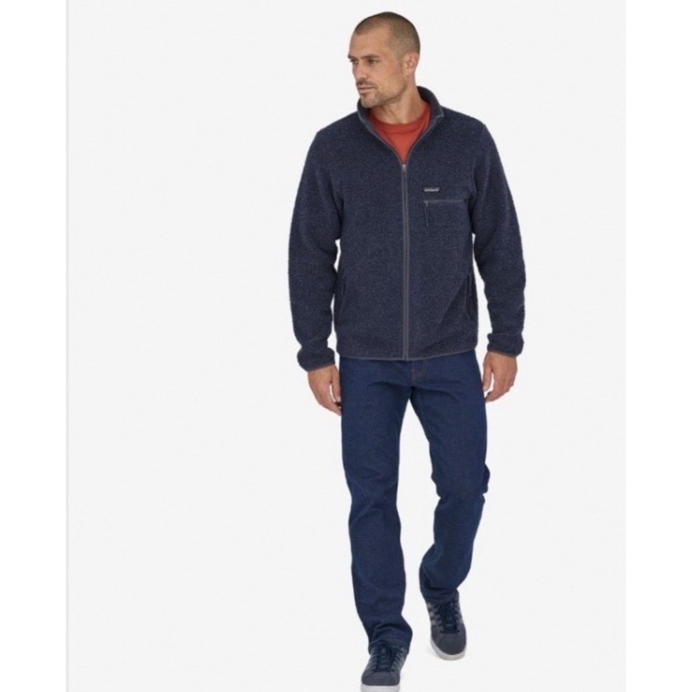 Patagonia Reclaimed Fleece
Jacket Mens Large Smolder Blue Full Zip 22920 FA22